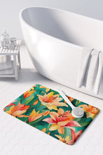 Load image into Gallery viewer, Lilies in Watercolor Memory Foam Kitchen Mat