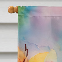 Load image into Gallery viewer, Lilies in Watercolor House Flag