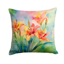 Load image into Gallery viewer, Lilies in Watercolor Throw Pillow