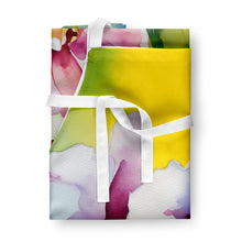Load image into Gallery viewer, Orchids in Watercolor Apron – Artist-Designed Kitchen, BBQ &amp; Craft Apron