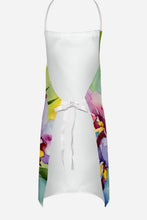 Load image into Gallery viewer, Orchids in Watercolor Apron – Artist-Designed Kitchen, BBQ &amp; Craft Apron
