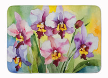 Load image into Gallery viewer, Orchids in Watercolor Memory Foam Kitchen Mat