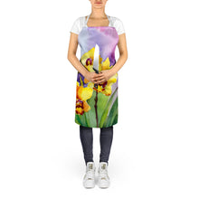 Load image into Gallery viewer, Orchids in Watercolor Apron – Artist-Designed Kitchen, BBQ &amp; Craft Apron