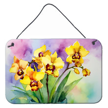 Load image into Gallery viewer, Orchids in Watercolor Wall or Door Hanging Prints