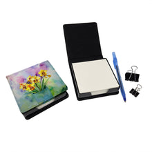 Load image into Gallery viewer, Orchids in Watercolor PU Leather Note Paper Holder