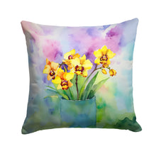 Load image into Gallery viewer, Orchids in Watercolor Throw Pillow