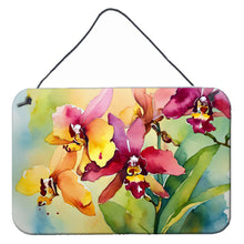Load image into Gallery viewer, Orchids in Watercolor Wall or Door Hanging Prints