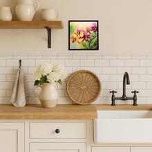 Load image into Gallery viewer, Orchids in Watercolor Framed Metal Print