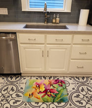 Load image into Gallery viewer, Orchids in Watercolor Memory Foam Kitchen Mat