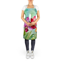 Load image into Gallery viewer, Orchids in Watercolor Apron – Artist-Designed Kitchen, BBQ &amp; Craft Apron