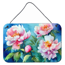 Load image into Gallery viewer, Peonies in Watercolor Wall or Door Hanging Prints
