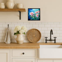 Load image into Gallery viewer, Peonies in Watercolor Framed Metal Print