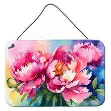 Load image into Gallery viewer, Peonies in Watercolor Wall or Door Hanging Prints