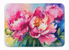 Load image into Gallery viewer, Peonies in Watercolor Memory Foam Kitchen Mat
