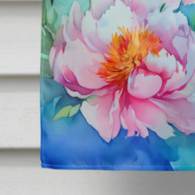 Load image into Gallery viewer, Peonies in Watercolor House Flag