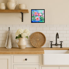 Load image into Gallery viewer, Peonies in Watercolor Framed Metal Print