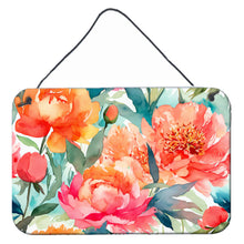 Load image into Gallery viewer, Peonies in Watercolor Wall or Door Hanging Prints