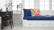 Load image into Gallery viewer, Peonies in Watercolor Fabric Standard Pillowcase – Artistic Decorative Front, White Back