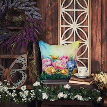 Load image into Gallery viewer, Peonies in Watercolor Throw Pillow