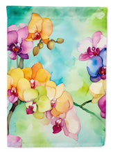 Load image into Gallery viewer, Orchids in Watercolor House Flag