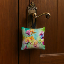 Load image into Gallery viewer, Orchids in Watercolor Hanging Square Fabric Ornament 3.5 × 3.5