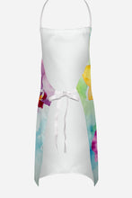 Load image into Gallery viewer, Orchids in Watercolor Apron – Artist-Designed Kitchen, BBQ &amp; Craft Apron