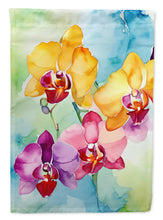 Load image into Gallery viewer, Orchids in Watercolor House Flag
