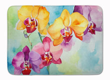 Load image into Gallery viewer, Orchids in Watercolor Memory Foam Kitchen Mat