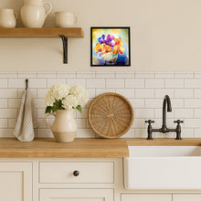 Load image into Gallery viewer, Orchids in Watercolor Framed Metal Print