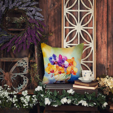 Load image into Gallery viewer, Orchids in Watercolor Throw Pillow