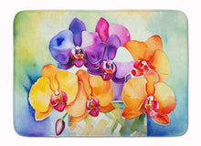 Load image into Gallery viewer, Orchids in Watercolor Memory Foam Kitchen Mat