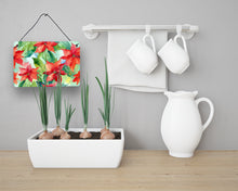 Load image into Gallery viewer, Poinsettias in Watercolor Wall or Door Hanging Prints