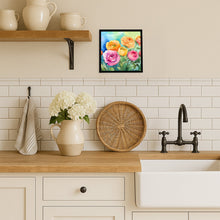 Load image into Gallery viewer, Ranunculus in Watercolor Framed Metal Print