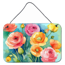Load image into Gallery viewer, Ranunculus in Watercolor Wall or Door Hanging Prints