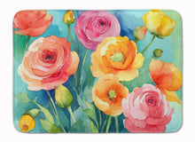 Load image into Gallery viewer, Ranunculus in Watercolor Memory Foam Kitchen Mat