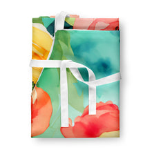 Load image into Gallery viewer, Ranunculus in Watercolor Apron – Artist-Designed Kitchen, BBQ &amp; Craft Apron