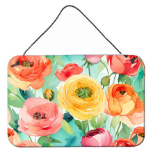 Load image into Gallery viewer, Ranunculus in Watercolor Wall or Door Hanging Prints