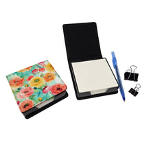 Load image into Gallery viewer, Ranunculus in Watercolor PU Leather Note Paper Holder