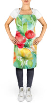 Load image into Gallery viewer, Ranunculus in Watercolor Apron – Artist-Designed Kitchen, BBQ &amp; Craft Apron
