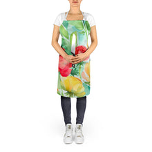Load image into Gallery viewer, Ranunculus in Watercolor Apron – Artist-Designed Kitchen, BBQ &amp; Craft Apron