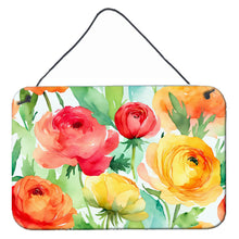 Load image into Gallery viewer, Ranunculus in Watercolor Wall or Door Hanging Prints