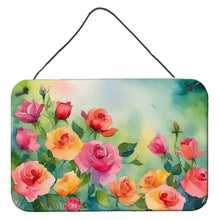 Load image into Gallery viewer, Roses in Watercolor Wall or Door Hanging Prints
