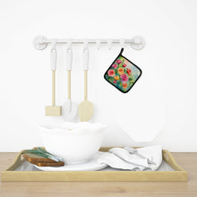 Load image into Gallery viewer, Roses in Watercolor Pot Holders - Set of 2 Decorative Kitchen Helpers | Made in the USA