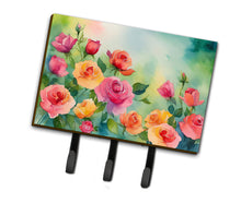 Load image into Gallery viewer, Roses in Watercolor Leash or Key Holder