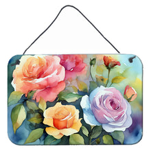 Load image into Gallery viewer, Roses in Watercolor Wall or Door Hanging Prints
