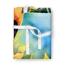 Load image into Gallery viewer, Sunflowers in Watercolor Apron – Artist-Designed Kitchen, BBQ &amp; Craft Apron