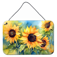 Load image into Gallery viewer, Sunflowers in Watercolor Wall or Door Hanging Prints