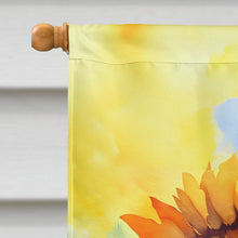 Load image into Gallery viewer, Sunflowers in Watercolor House Flag