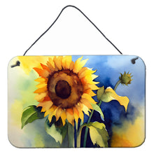 Load image into Gallery viewer, Sunflowers in Watercolor Wall or Door Hanging Prints