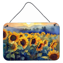 Load image into Gallery viewer, Sunflowers in Watercolor Wall or Door Hanging Prints